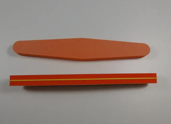 Cross-Border Nail Art Tools Fine Polish Sponge File Orange Pink — feature 11