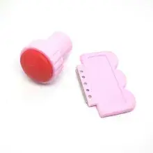 Cross-Border Nail Art Tools Fine Polish Sponge File Orange Pink — feature 4