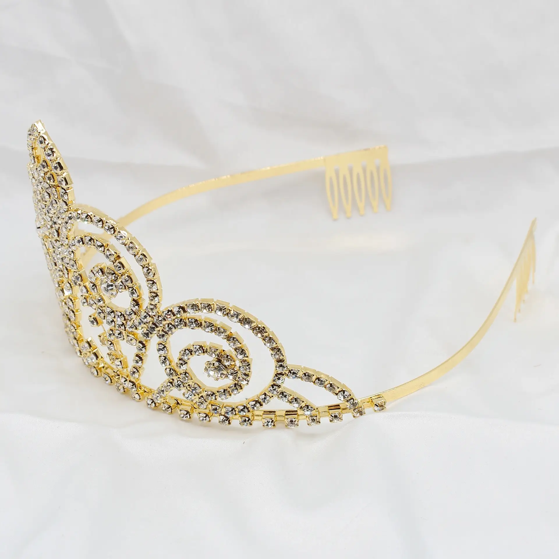 Korean Bridal Crown Silver Headdress for Wedding & Party — feature 4