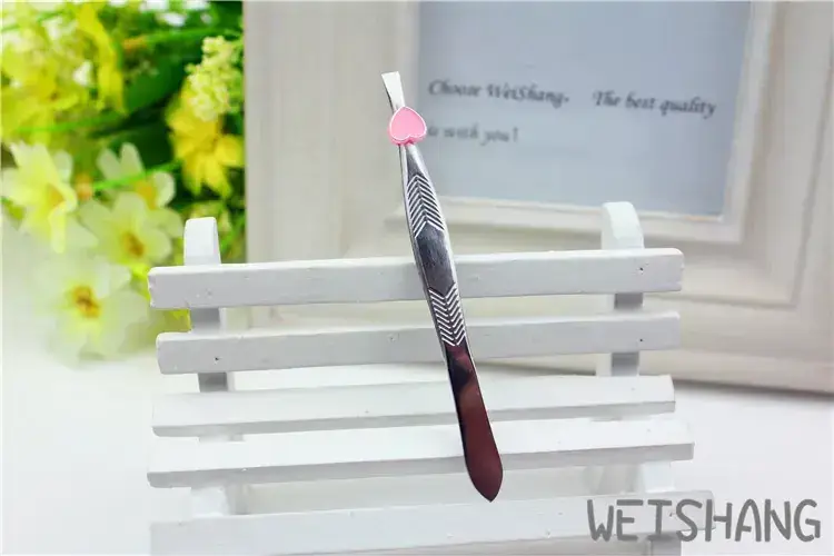 Stainless Steel Eyebrow Trimming Tweezers for Plucking Beard Tools — feature 5