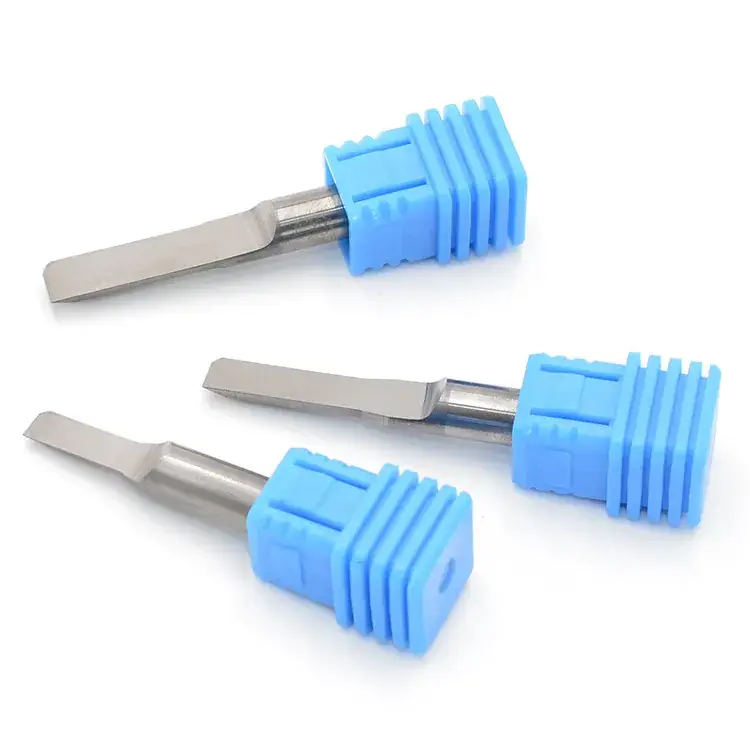 Jiefeng 6mm Stainless Steel Column Knife Acrylic Two-Color Board Wood Carving Straight Knife