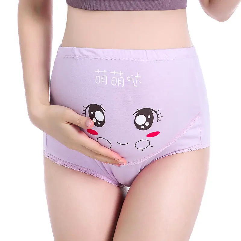 Red Smiley Belly Support Maternity Wear Large - Image 2