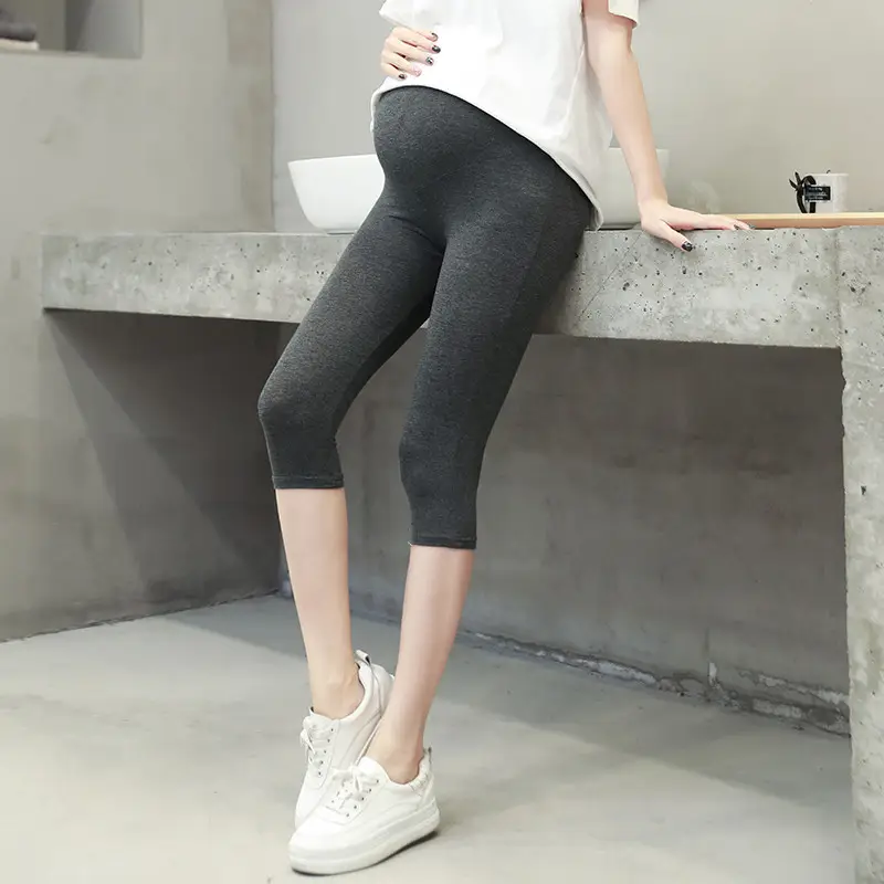 Maternity Leggings High Elastic Spring Summer Support Pants - Image 10