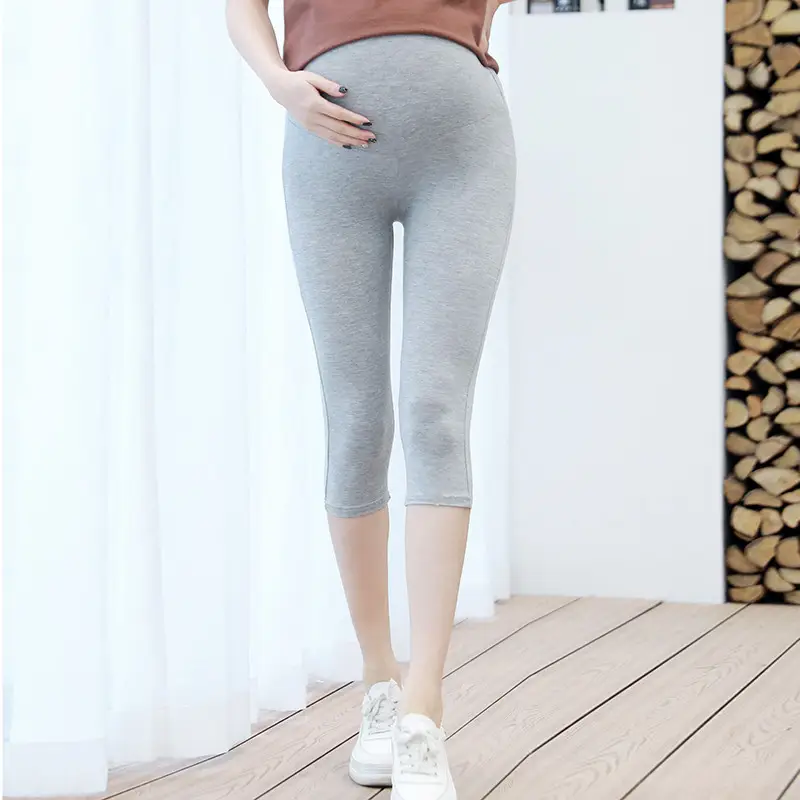Maternity Leggings High Elastic Spring Summer Support Pants - Image 5