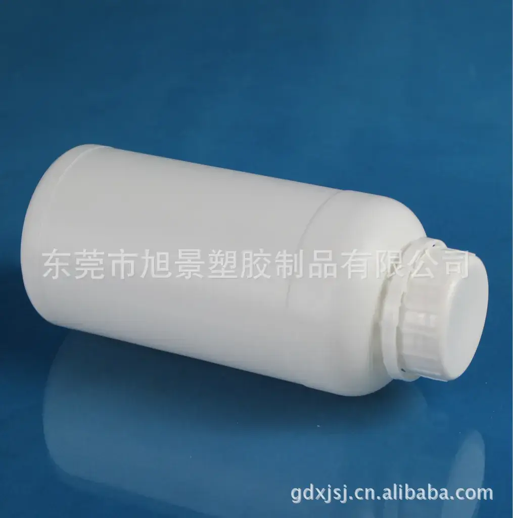 500ml HDPE Anti-Theft Lid Round Bottle White