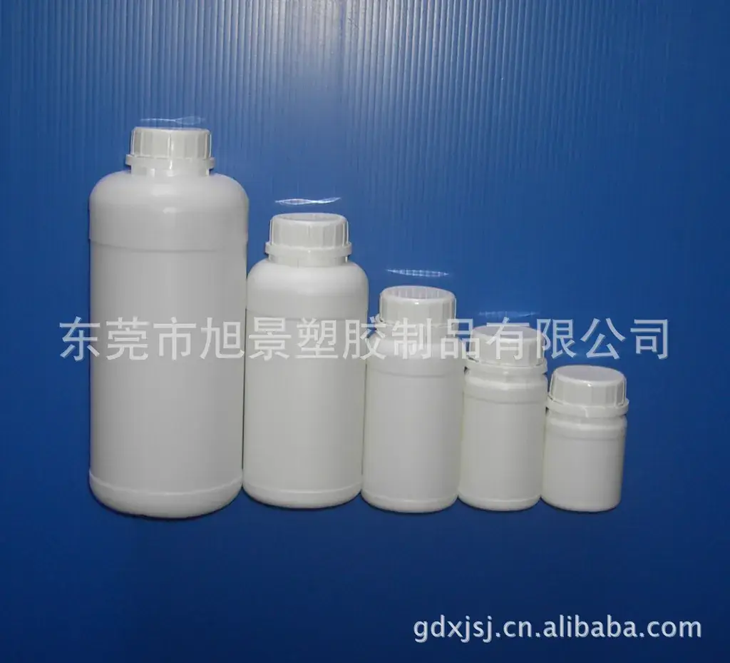 500ml HDPE Anti-Theft Lid Round Bottle White