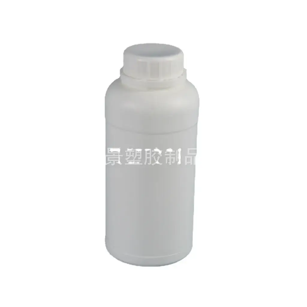 500ml HDPE Anti-Theft Lid Round Bottle White