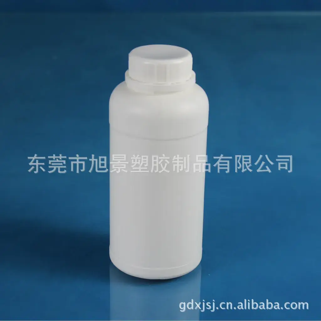 500ml HDPE Anti-Theft Lid Round Bottle White
