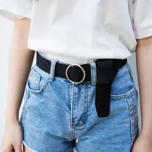 Pink Woven Belt for Men Women Wholesale — feature 2
