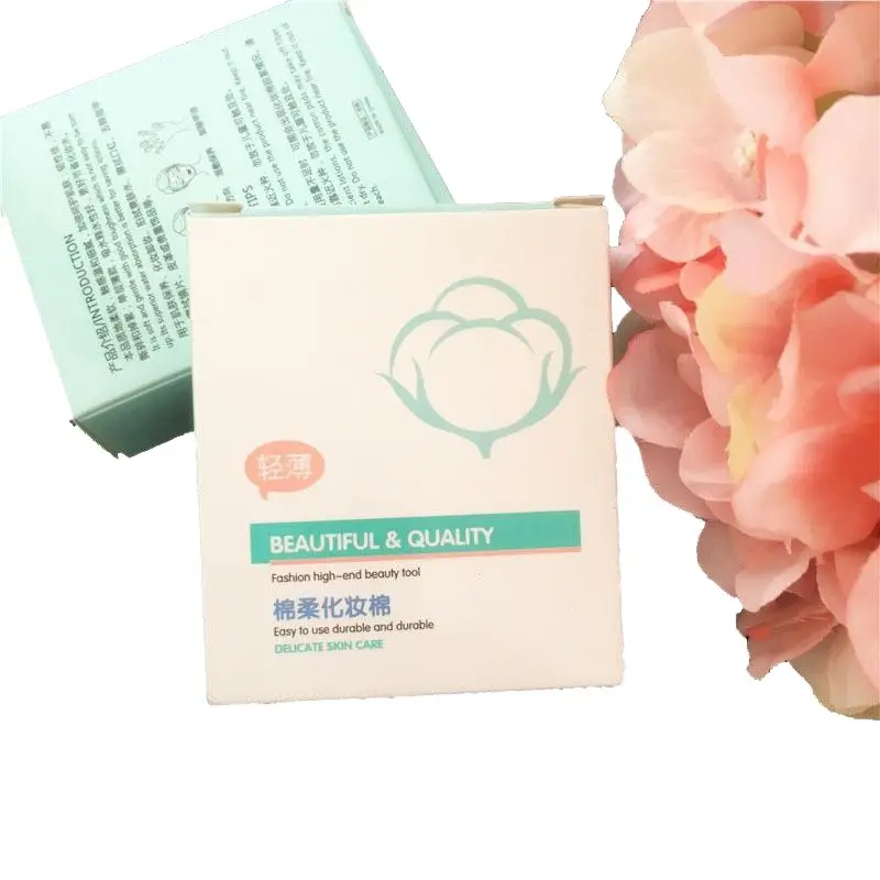 Hydrating Wet Makeup Cotton Pads 40Pcs Boxed