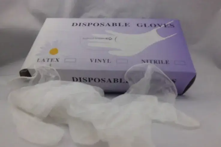 Latex Disposable Gloves for Nail Art & Beauty Salon