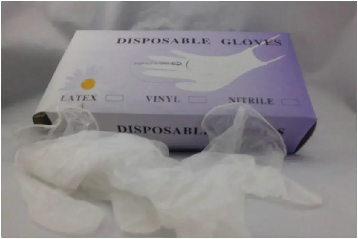 Latex Disposable Gloves for Nail Art & Beauty Salon