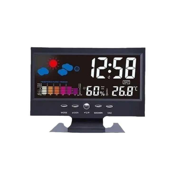 8082t LED Weather Clock with Temperature & Humidity Display - Image 9