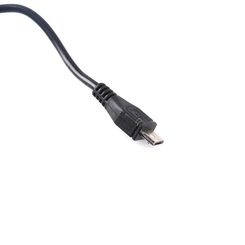 USB Data Cable 3.5mm Black V8 Full Copper Micro5P - Image 4