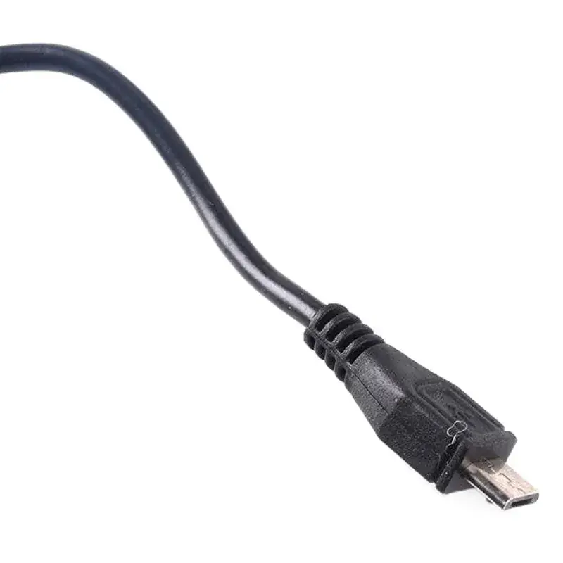 USB Data Cable 3.5mm Black V8 Full Copper Micro5P