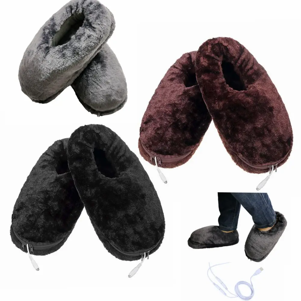 USB Shoes, USB Heated Boots, USB 5V Electric Heating Shoes, Powerful Manufacturer, USB Heating Warm Shoes, Home Cotton Shoes - Image 5