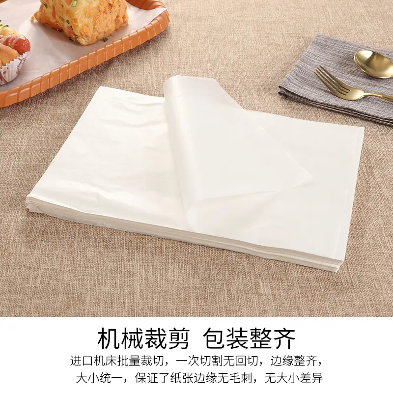 22g Translucent Oil Paper 500 Sheets Baking Butter Paper Cake Oil-Absorbing Greed-Proof Snack Pad - Image 6