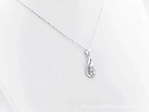 925 Sterling Silver Necklace 8mm Star Pendant — feature 14