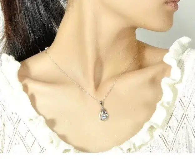 925 Sterling Silver Necklace 8mm Star Pendant — feature 15
