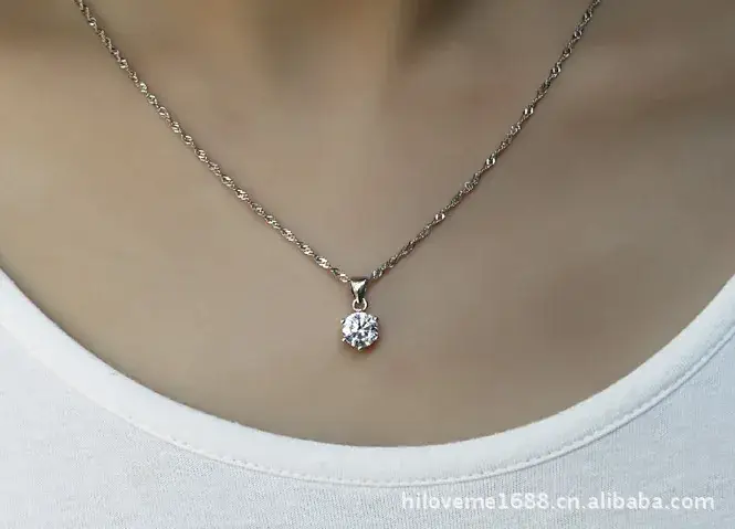 925 Sterling Silver Necklace 8mm Star Pendant — feature 6