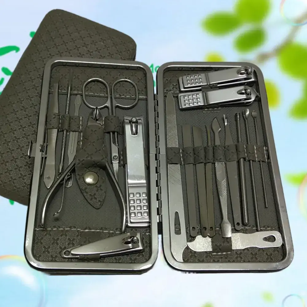 19-Piece Stainless Steel Nail Clippers Set - Image 2