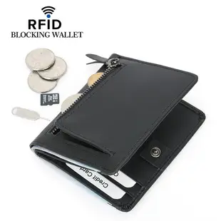 Genuine Leather Card Holder Short Rfid Multi-Card Slot Accordion Card Holder for Men and Women — feature 11