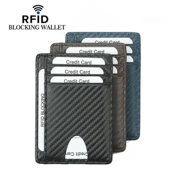 Genuine Leather Card Holder Short Rfid Multi-Card Slot Accordion Card Holder for Men and Women — feature 14