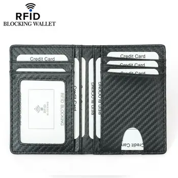 Genuine Leather Card Holder Short Rfid Multi-Card Slot Accordion Card Holder for Men and Women — feature 15