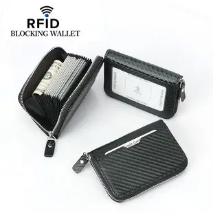 Genuine Leather Card Holder Short Rfid Multi-Card Slot Accordion Card Holder for Men and Women — feature 8