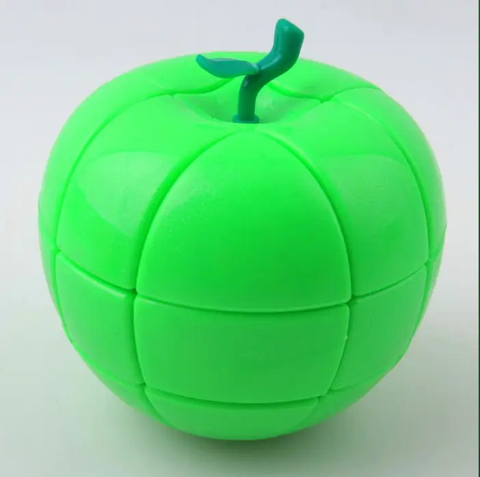 Apple Shape Rubik's Cube for Kids Red Green Special Shape - Image 6