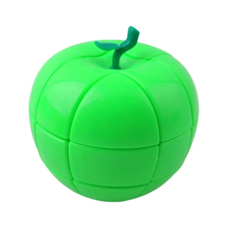 Apple Shape Rubik's Cube for Kids Red Green Special Shape - Image 9