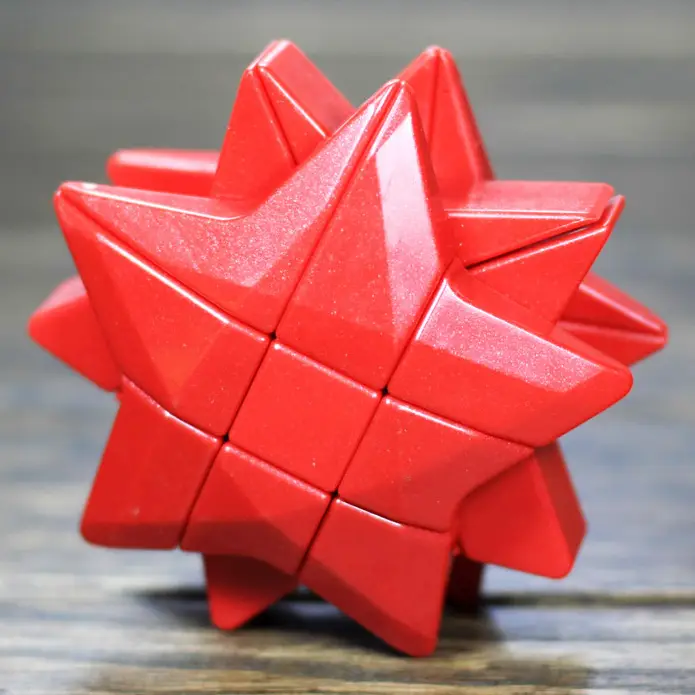 Apple Shape Rubik's Cube for Kids Red Green Special Shape - Image 4