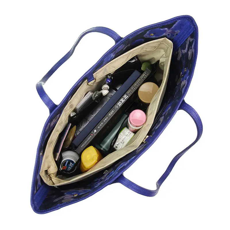 Extra Large Rigid Oxford Cloth Bag Medium Bag Internet Popular Storage Bag Cosmetic Bag Tote Bag Inner Bag Double Zipper - Image 14