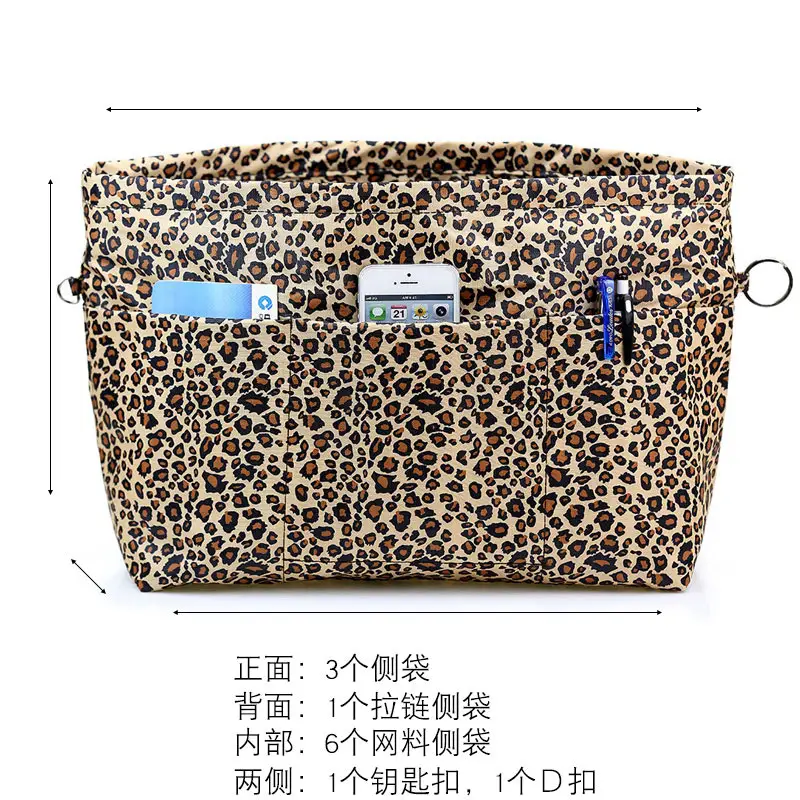 Extra Large Rigid Oxford Cloth Bag Medium Bag Internet Popular Storage Bag Cosmetic Bag Tote Bag Inner Bag Double Zipper - Image 6