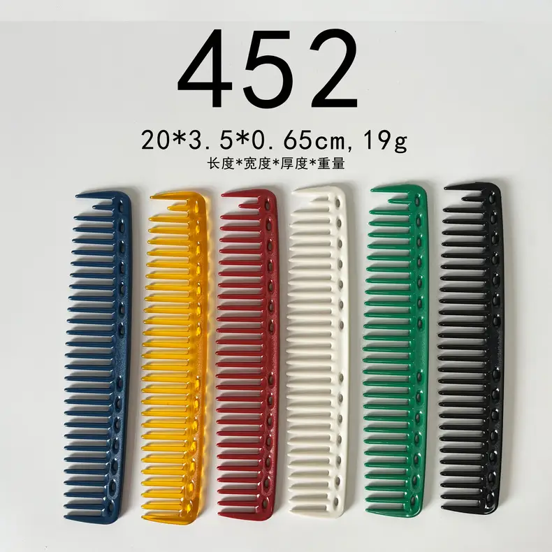 Stainless Steel Hair Comb 211cm Red — feature 12