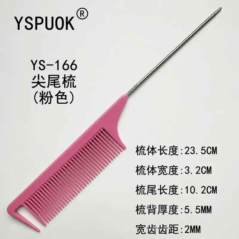 Stainless Steel Hair Comb 211cm Red - Image 29