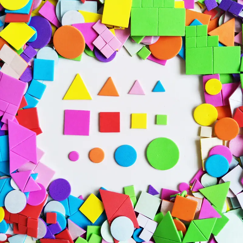 Factory Wholesale Color EVA Educational Toy Collage 1000 Strips