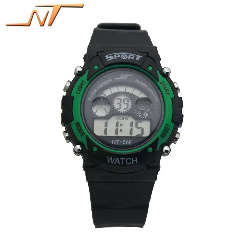 Kids Sports Digital Watch Green LED Display - Image 11