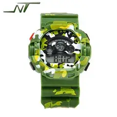 Kids Sports Digital Watch Green LED Display — feature 3