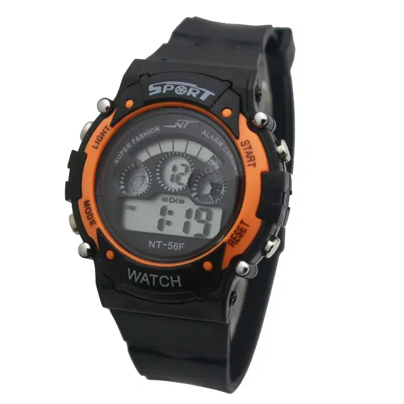 Kids Sports Digital Watch Green LED Display - Image 7