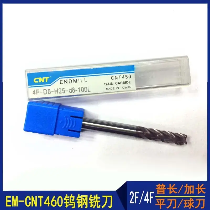 Em-Cnt460 Extended Tungsten Steel End Mill 4-Flute Cutter - Image 3