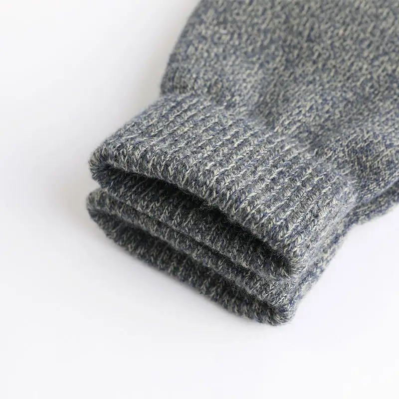 Winter Touch Screen Knitted Gloves Black Fleece Lined - Image 10