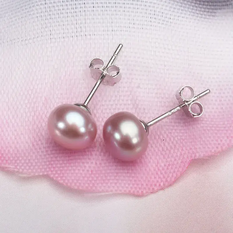 S925 Pearl Earrings Sweet Temperament Fashion Earrings