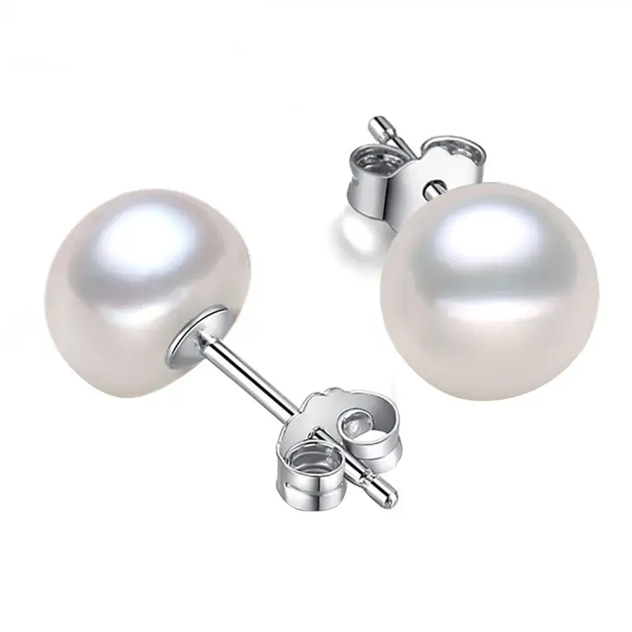 S925 Pearl Earrings Sweet Temperament Fashion Earrings