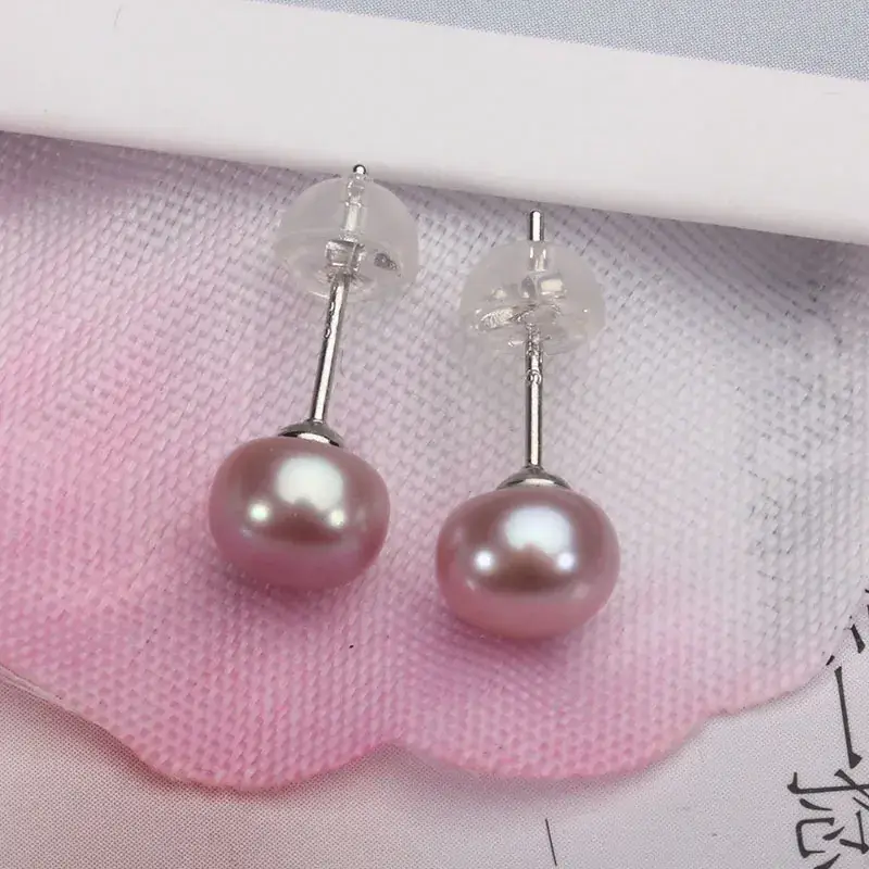 S925 Pearl Earrings Sweet Temperament Fashion Earrings