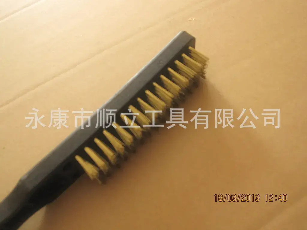 Copper Plated Text Play Wire Brush for Cleaning — feature 9