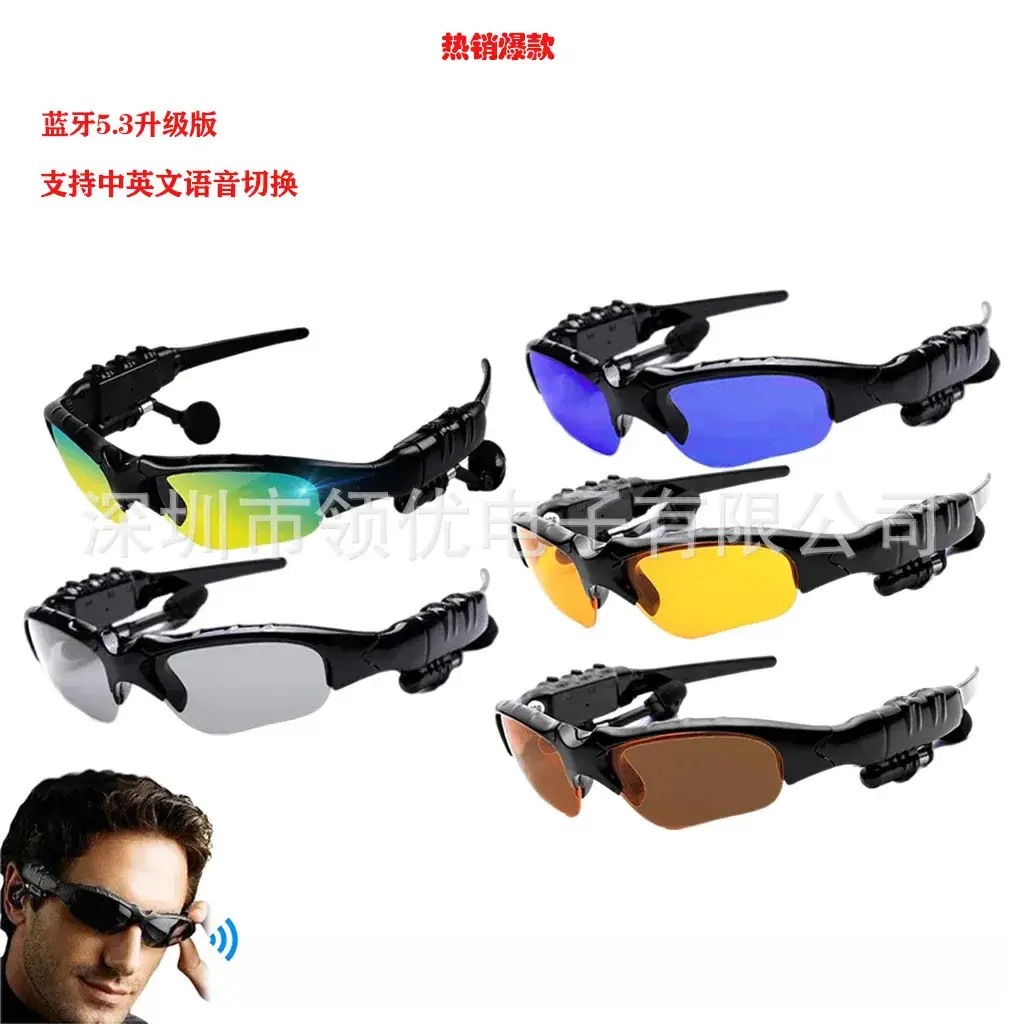 Smart Bluetooth Sunglasses for Music & Calls