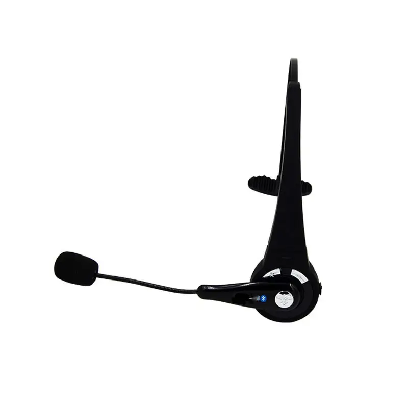 Black Bluetooth Headset with Microphone for Mobile Phone - Image 9