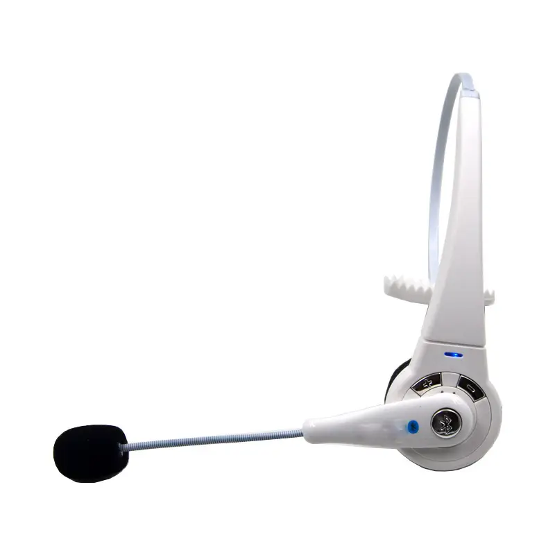 Black Bluetooth Headset with Microphone for Mobile Phone - Image 2
