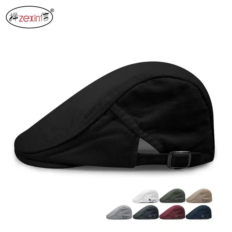 Men's Cotton Cap Maroon Spring Autumn Four Seasons